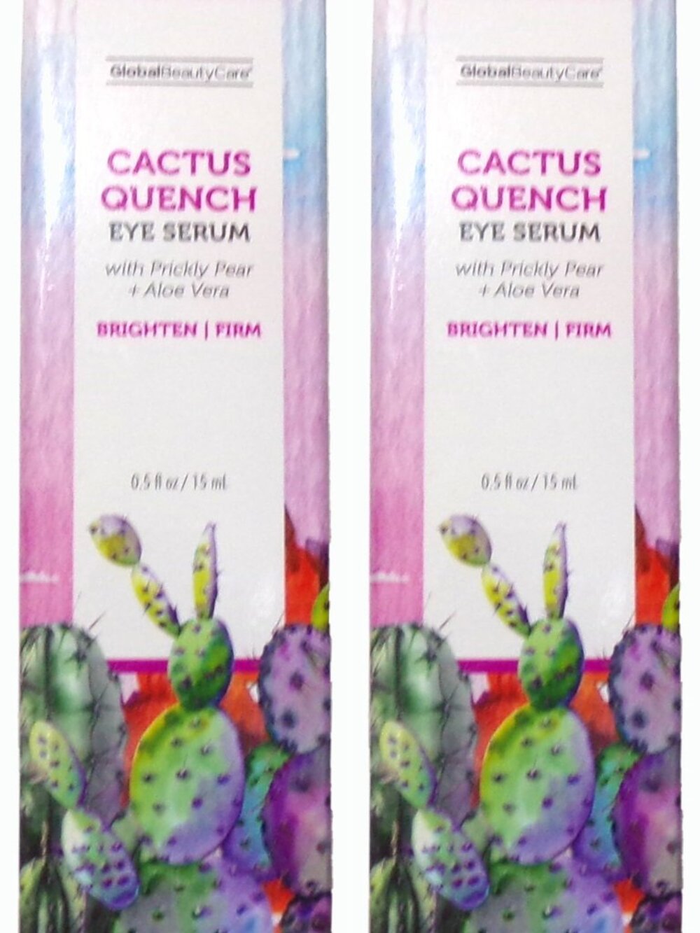 Global Beauty Care Cactus Quench Eye Serum with Prickly Pear & Aloe Vera, 0.5 FL